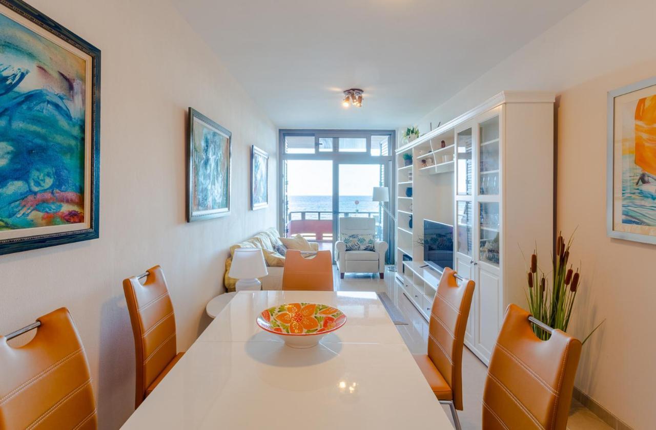 Front Line Beach With Fantastic Terrace. Telde Exterior photo